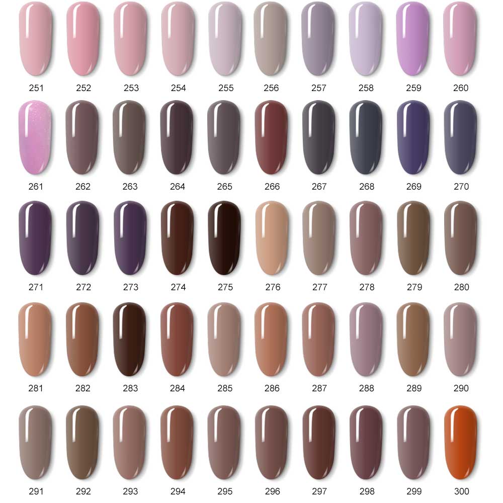 wholesale salons nail art can wholesale 600 color gel polish set | TENTEU