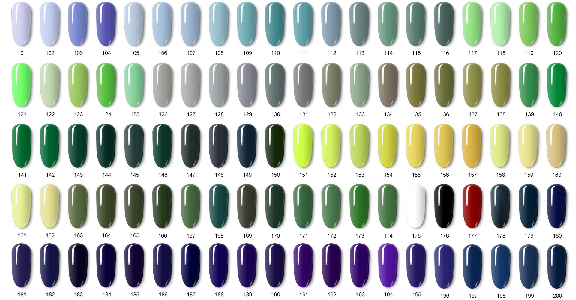 gel polish colors OEM distribution | TENTEU
