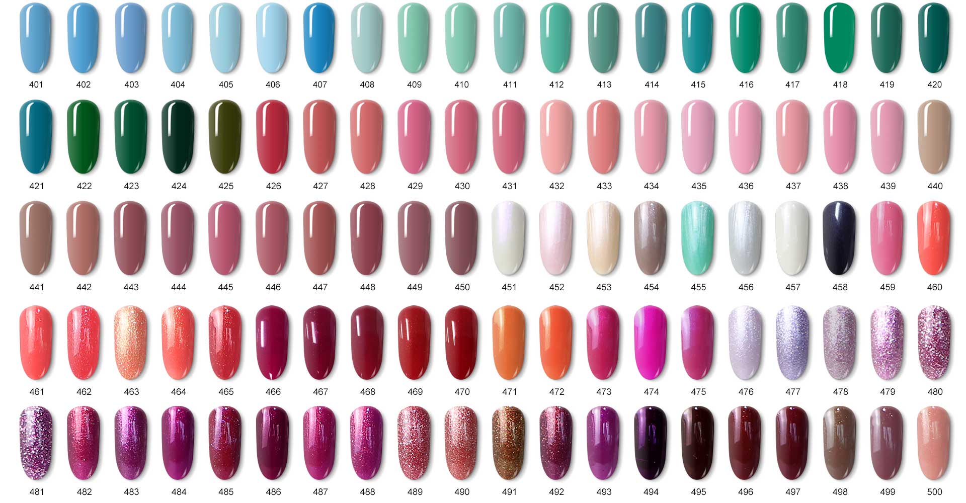 3000+ nail gel color OEM distribution | TENTEU