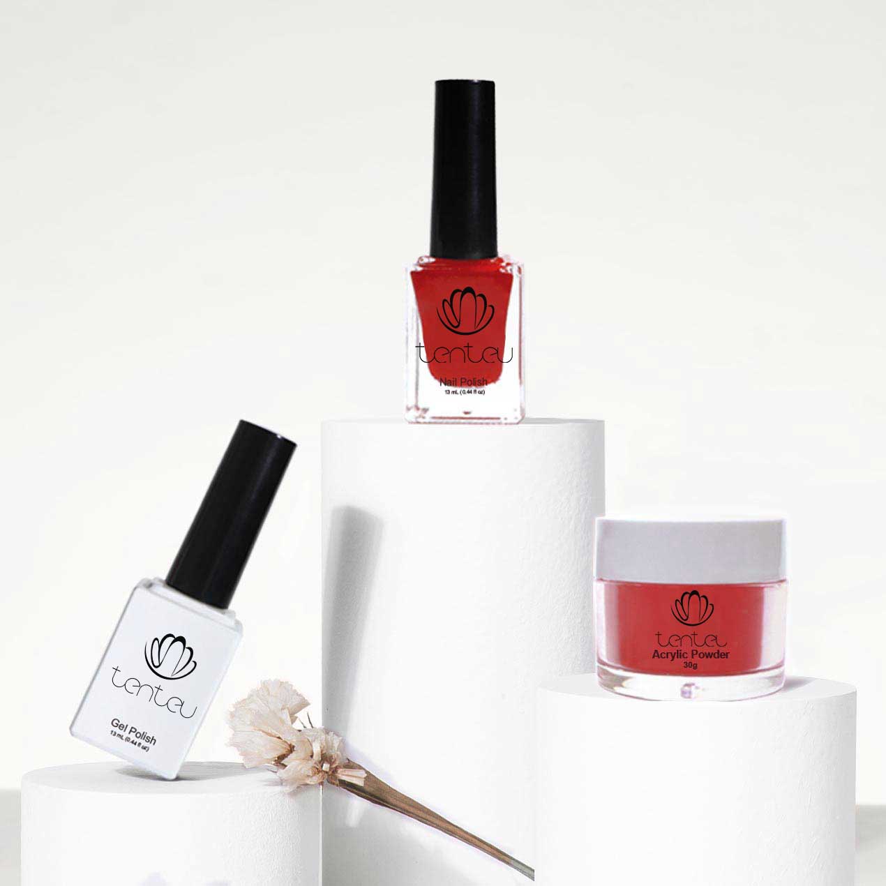 Tenteu gel polish&nail polish&acrylic powder set