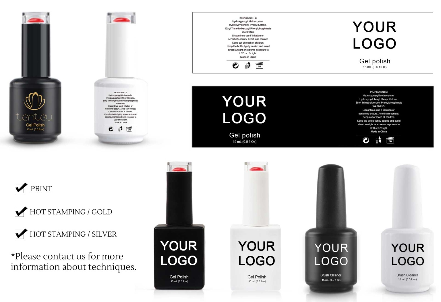 150 colors gel polish set TENTEU