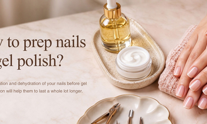 How to prep nails for gel polish?