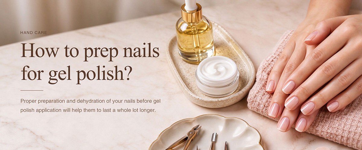 How to prep nails for gel polish?