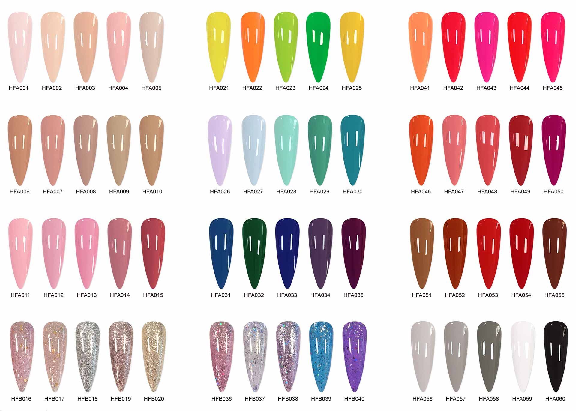 hema-free gel polish color | TENTEU