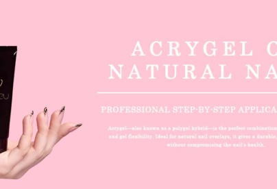 ACRYGEL ON NATURAL NAILS