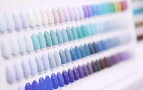 Nail color and bottle selection