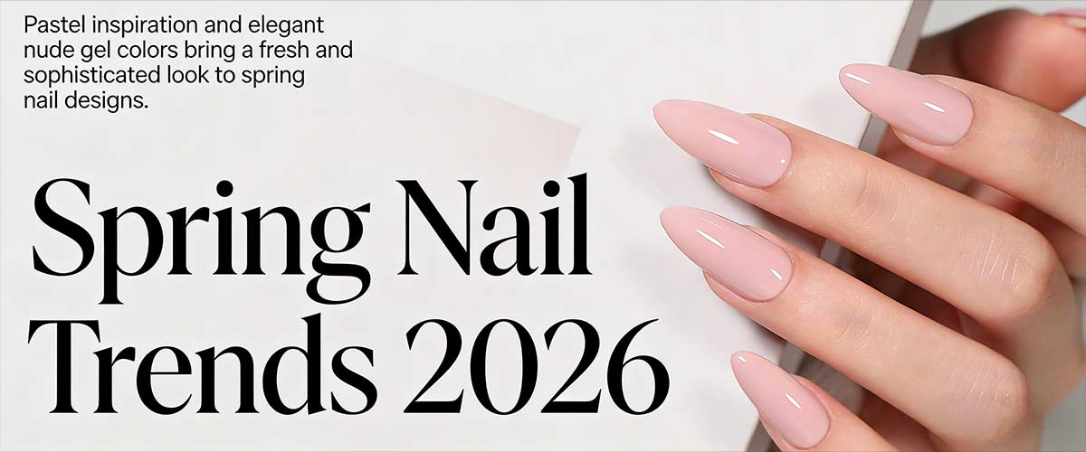 Spring Nail Trends 2026: Pastel Inspiration and Elegant Nude Gel Polish Colors