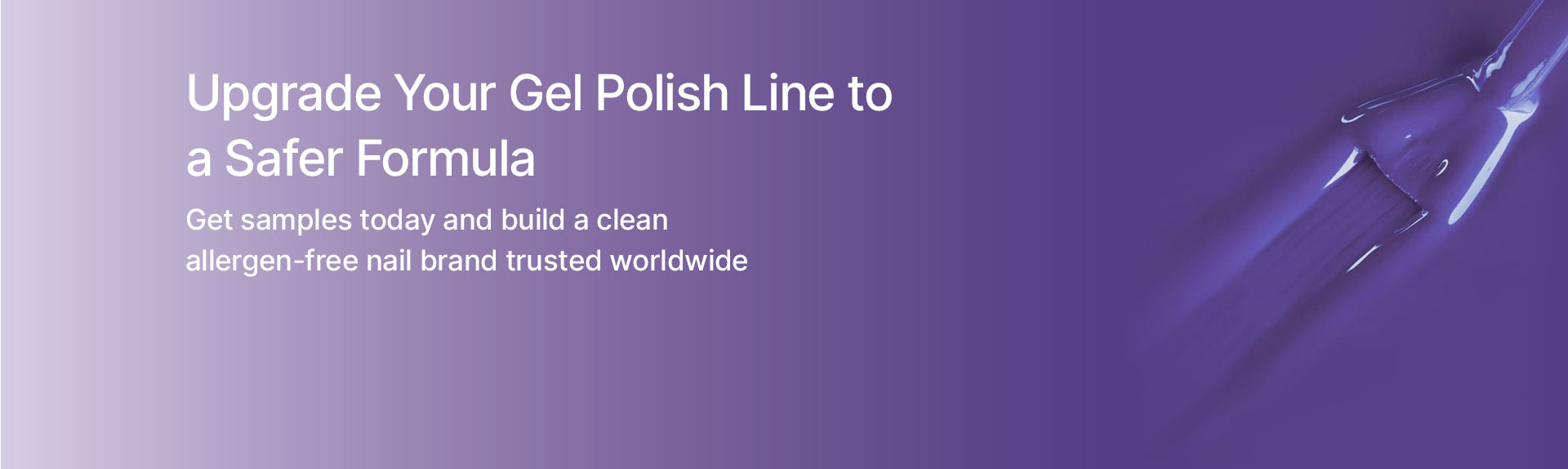 Upgrade your gel polish line to a safer formula