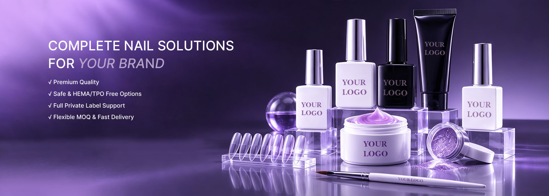 Complete nail solutions for your brand