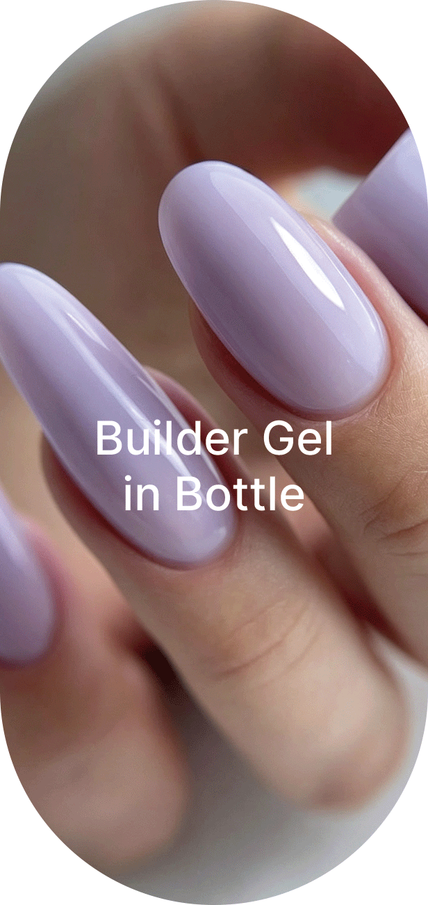 HEMA-free builder gel in a bottle