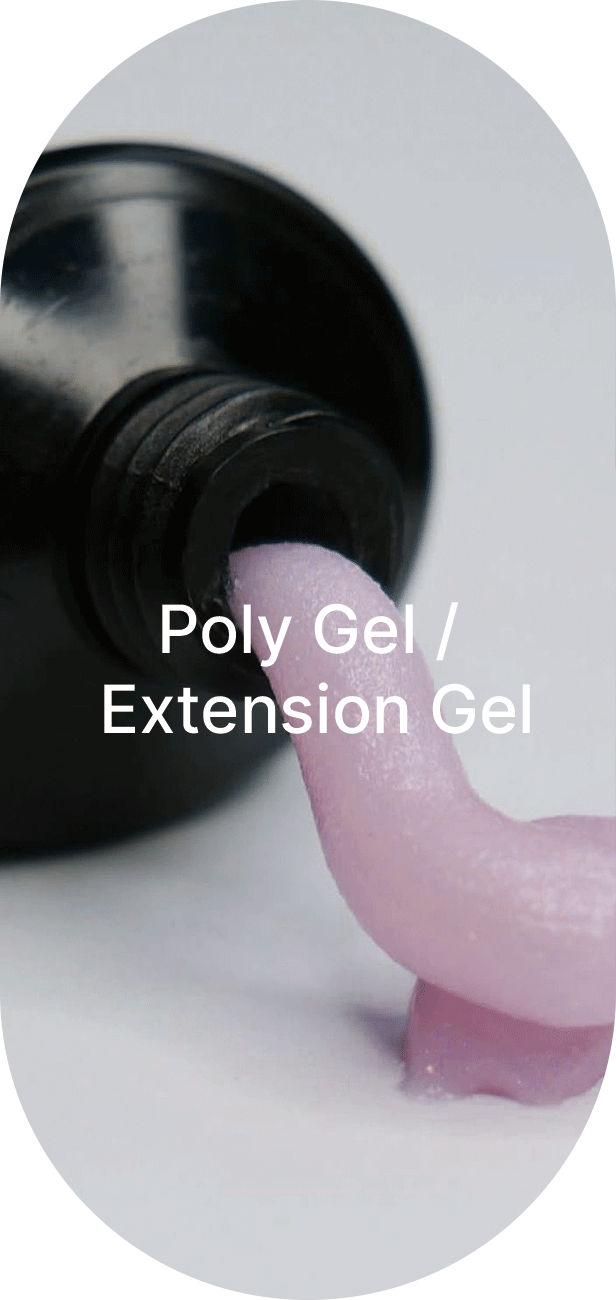 HEMA-free poly gel extension gel