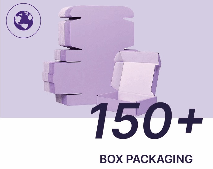 150 plus box packaging options