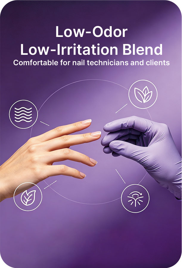 Low-odor low-irritation blend