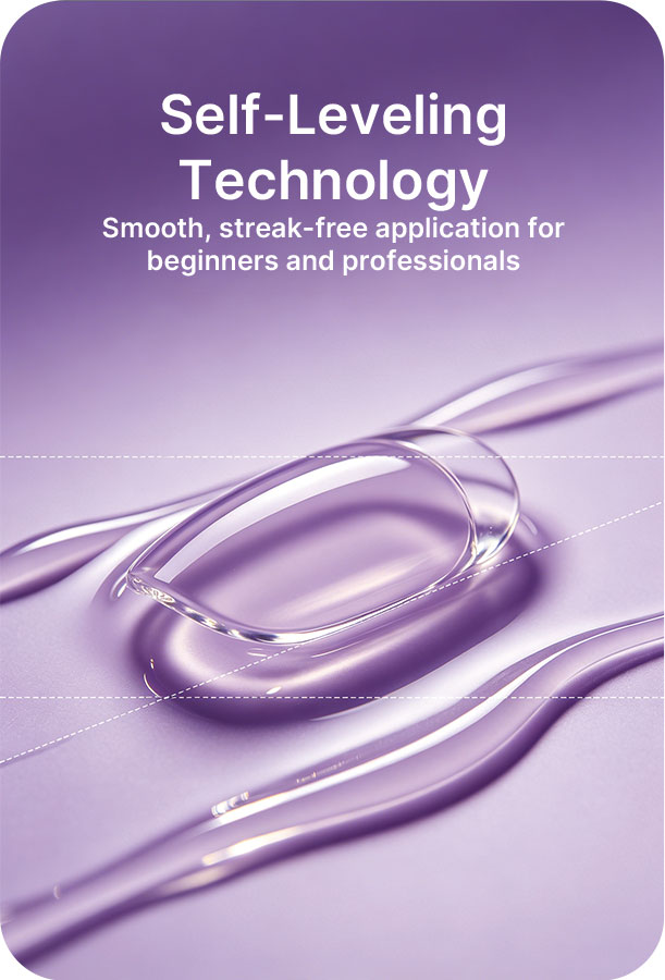 Self-leveling gel technology