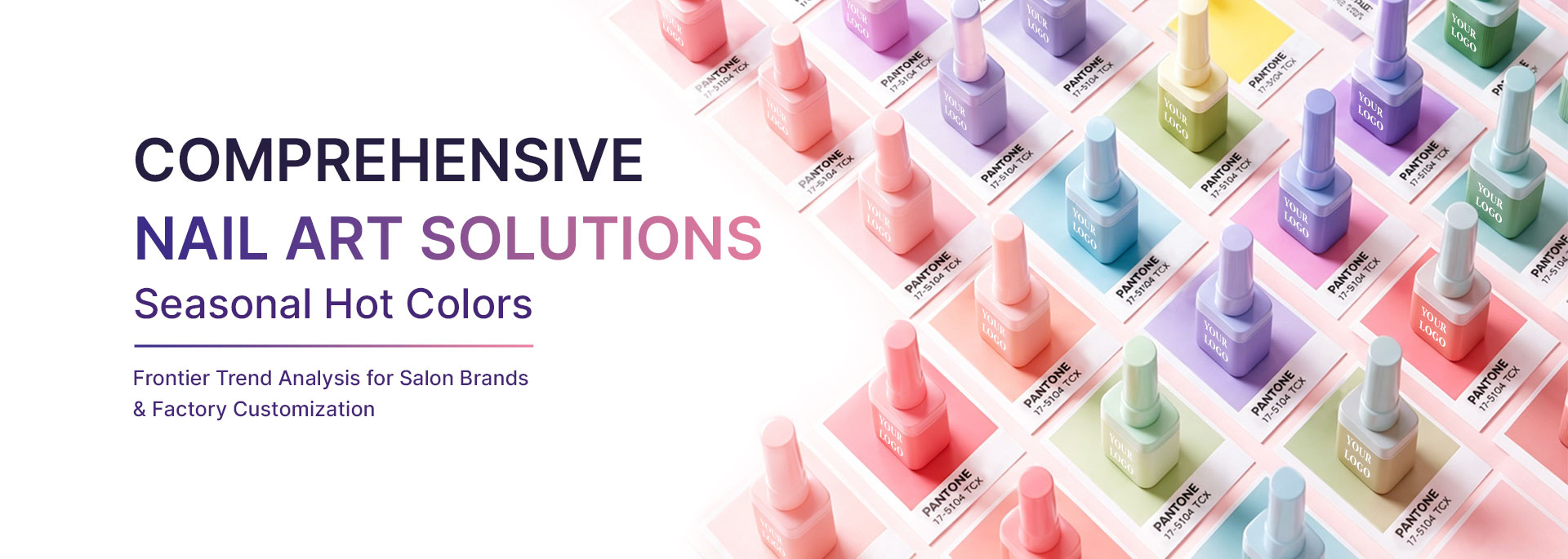 Comprehensive nail art solutions and seasonal color trend analysis for professional salon brands