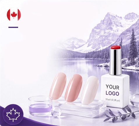 Canada nail trend palette