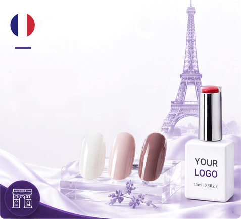 France nail trend palette