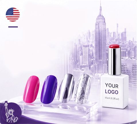 USA nail trend palette