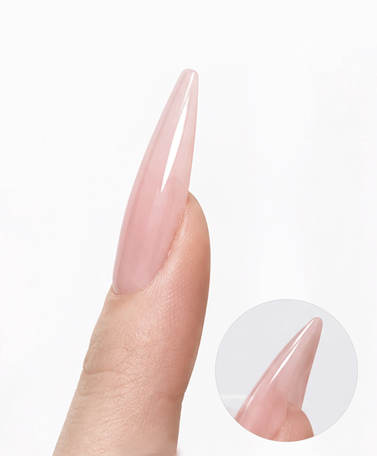 Flexible builder gel nail extension