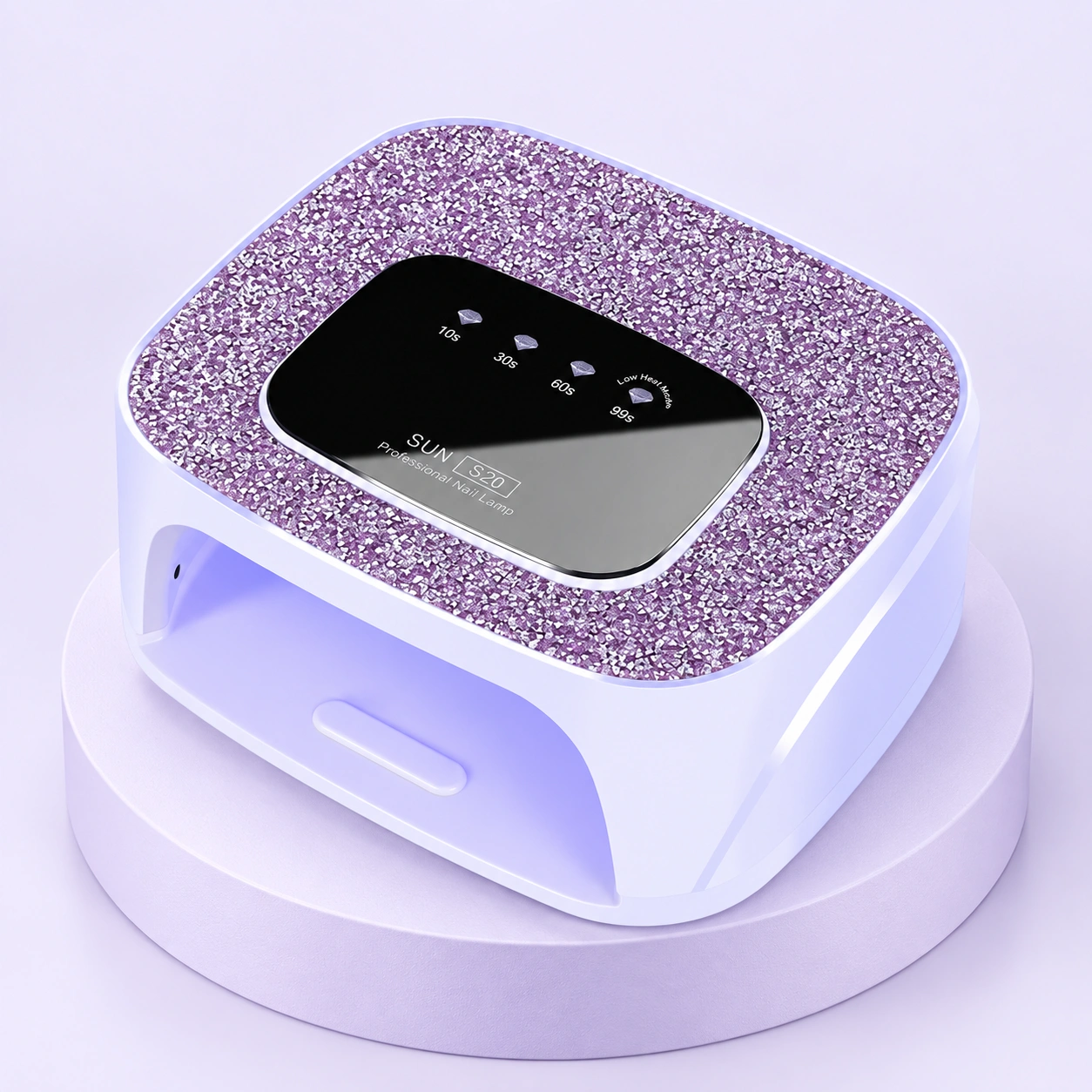 S20 Plug-in UV/LED nail lamp — source-based product visualization